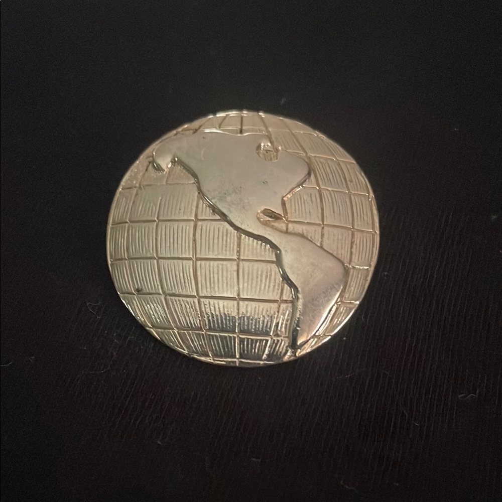 World Globe Broach
